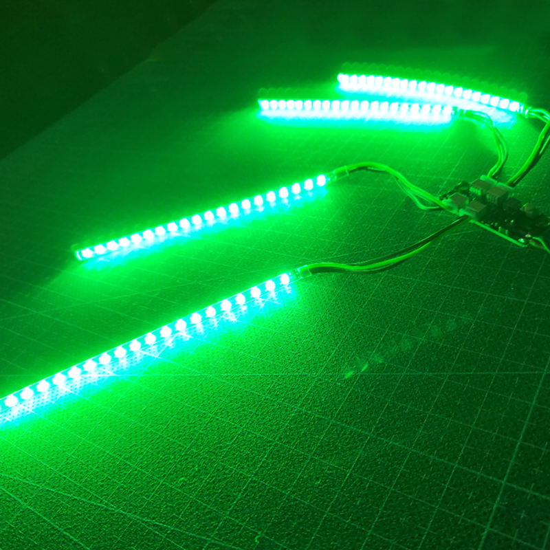 DC3.3-5V WS2812 Ultra Narrow 3.5mm Programmable Flexible LED Strip Light, 20 LEDs 0.32ft/0.1m RGB Individually Addressable LED Strips DC3.3-5V WS2812 Ultra Narrow 3.5mm Programmable Flexible LED Strip Light, 20 LEDs 0.32ft/0.1m RGB Individually Addressable LED Strips